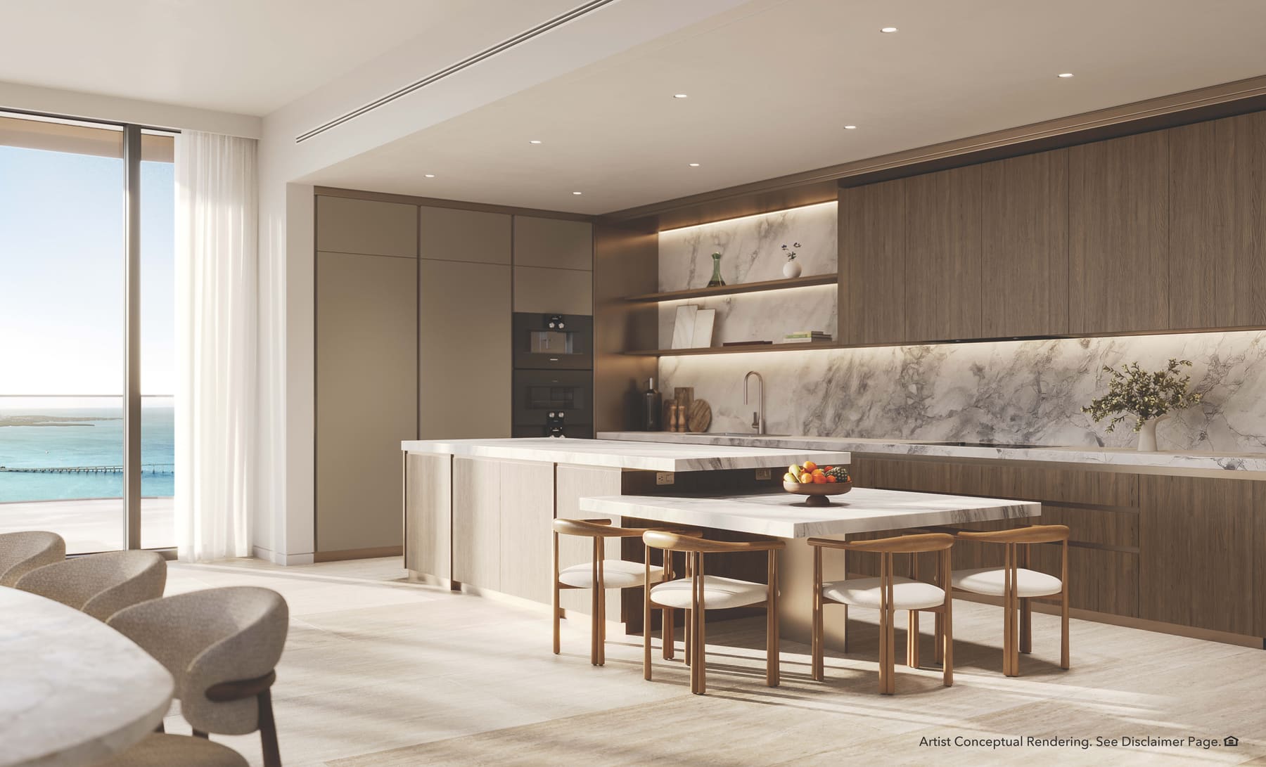 Kitchen, cool palette