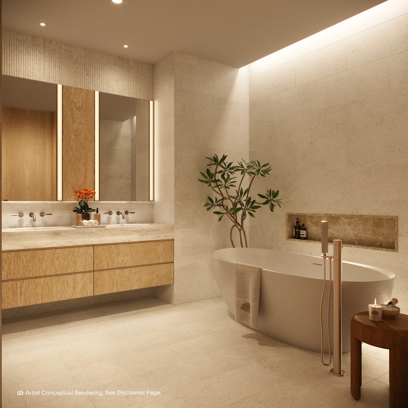 North Tower residence bathroom
