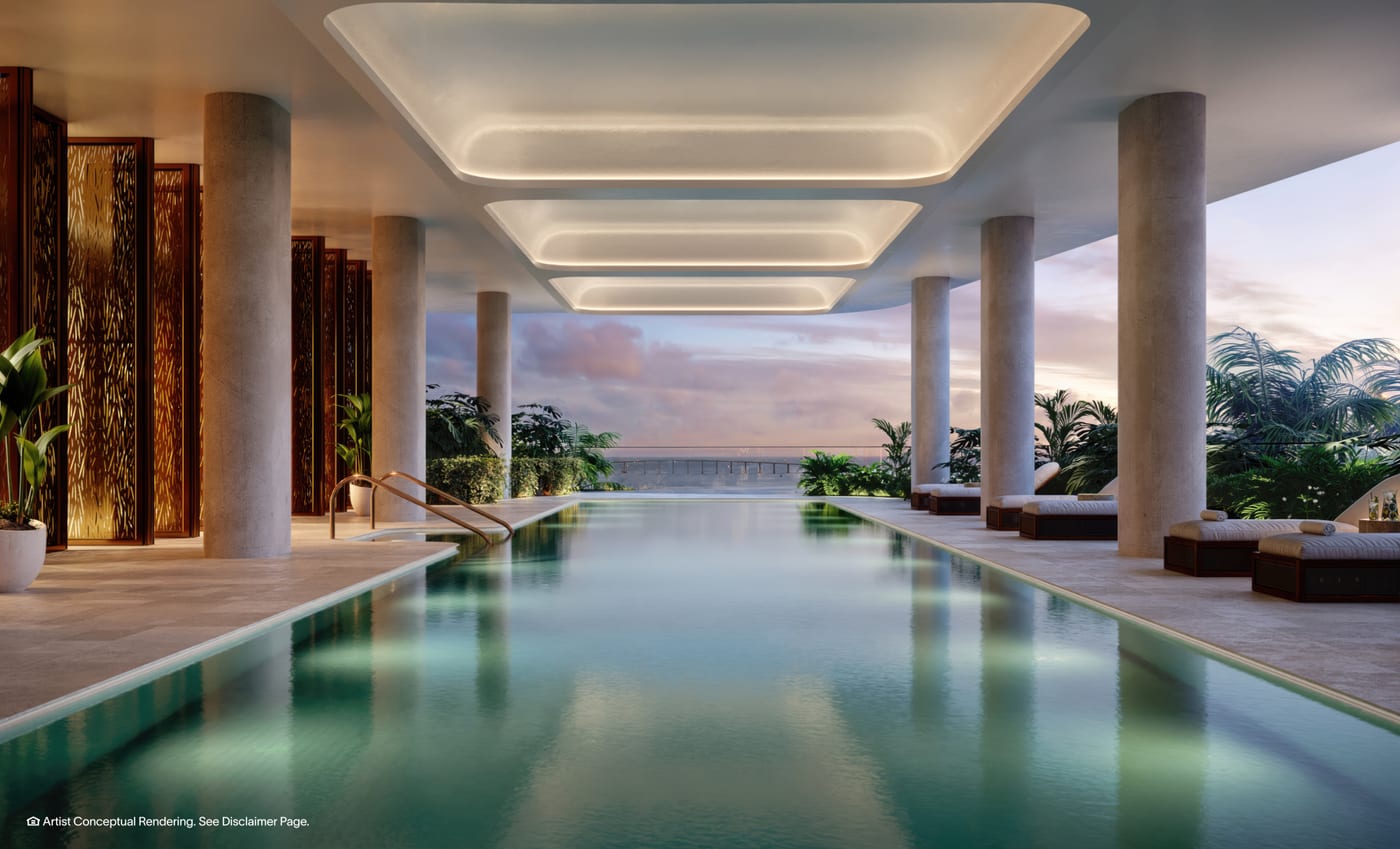 Hotel spa pool, North Tower