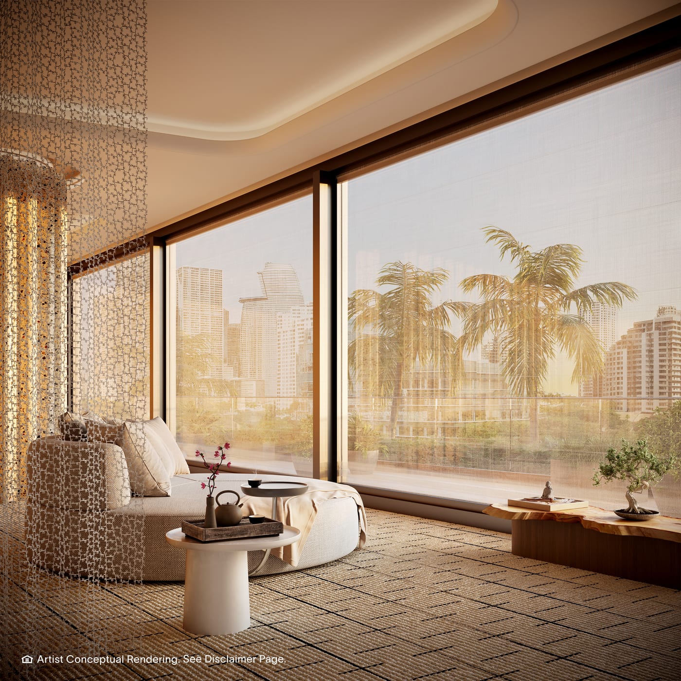 Tea lounge, North Tower