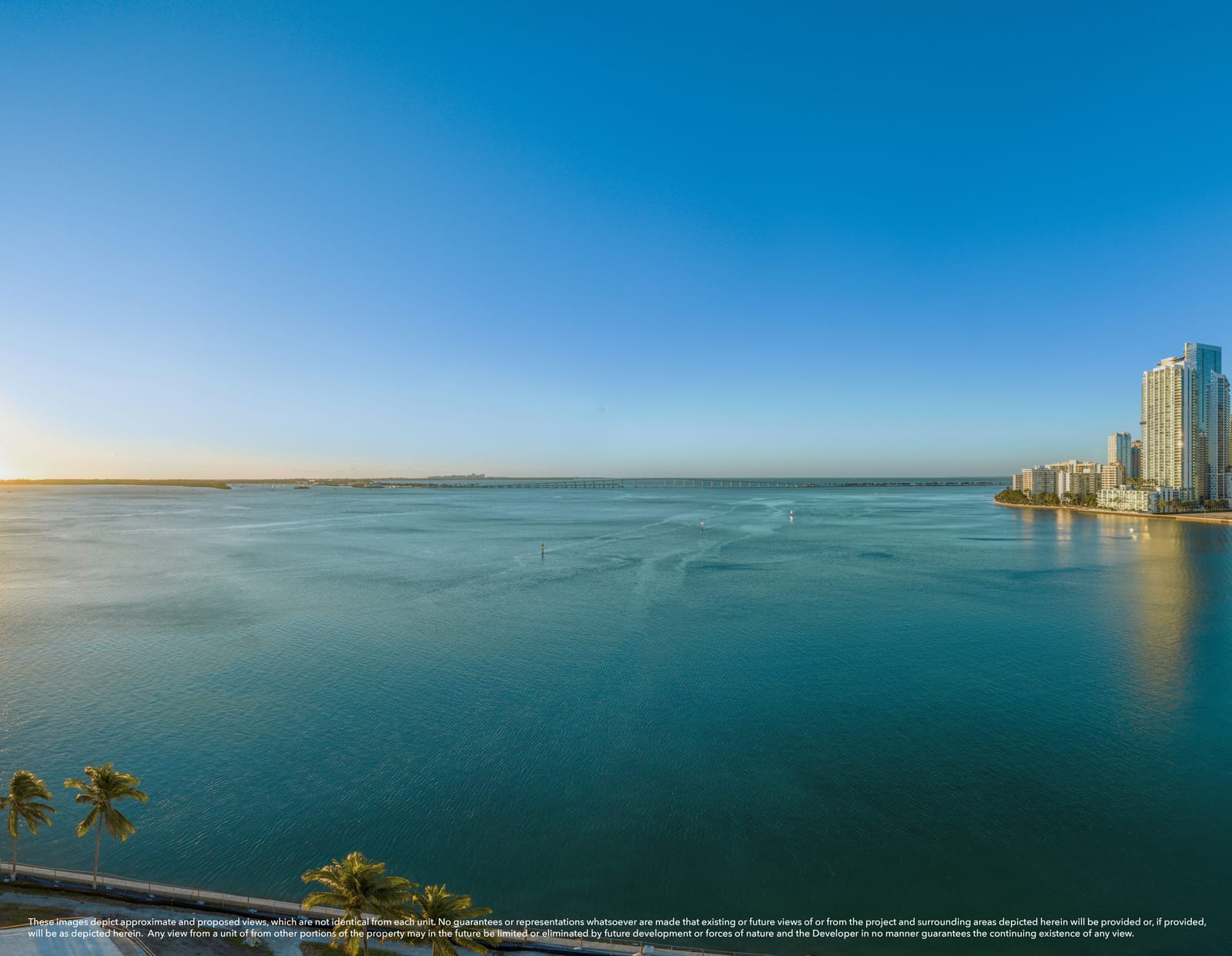 Floor 10 sunrise view, South Tower residence