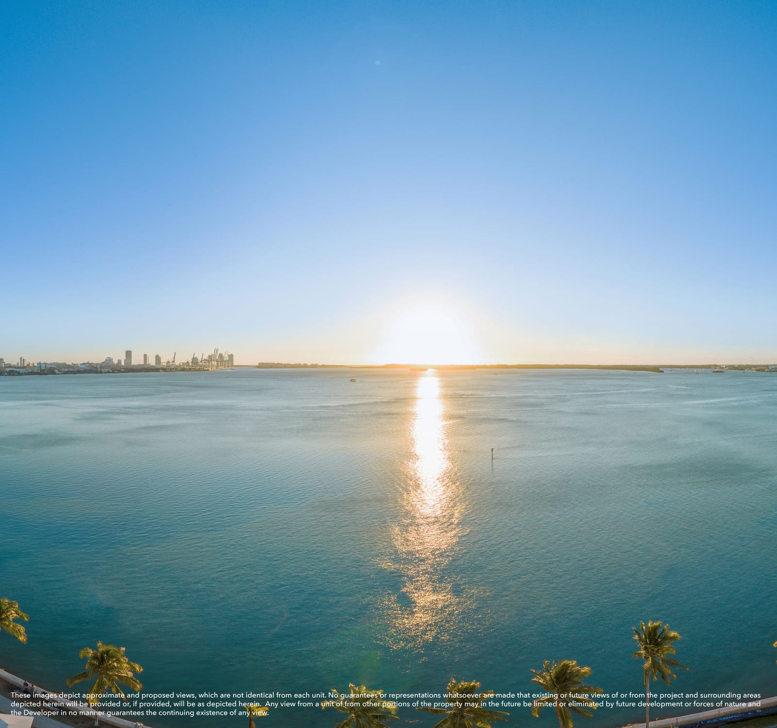 Floor 10 sunrise view, South Tower residence