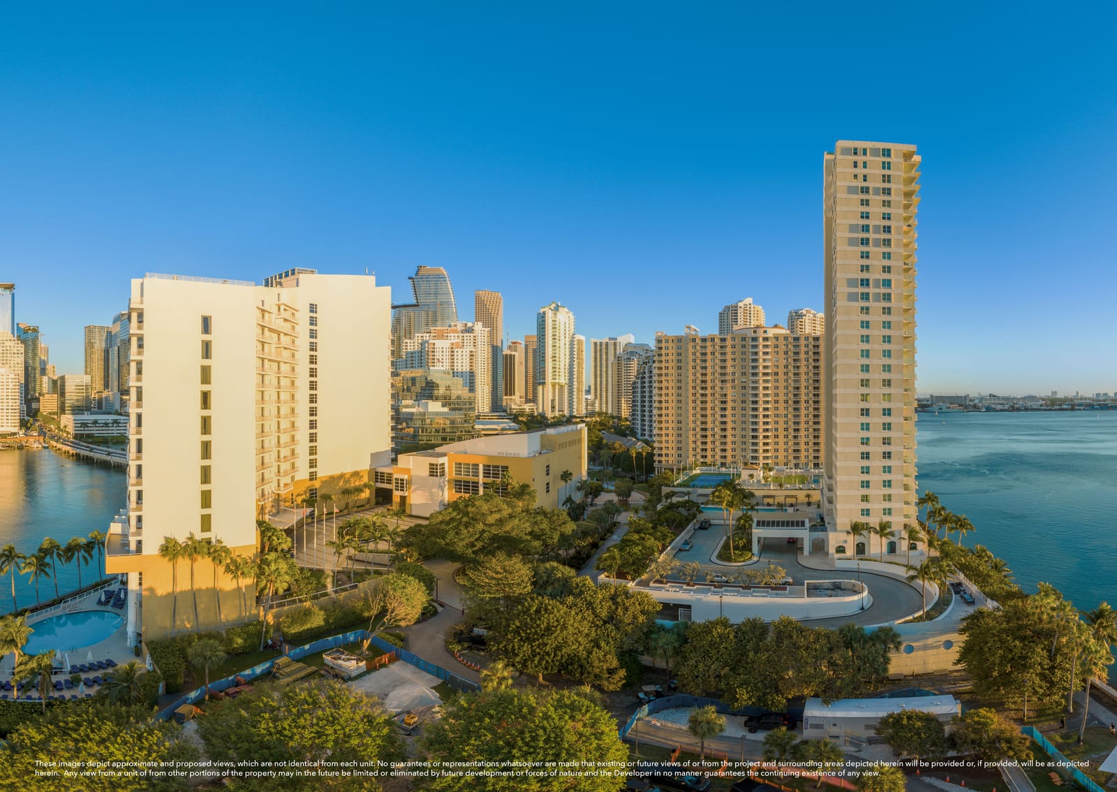 Floor 10 sunrise view, South Tower residence