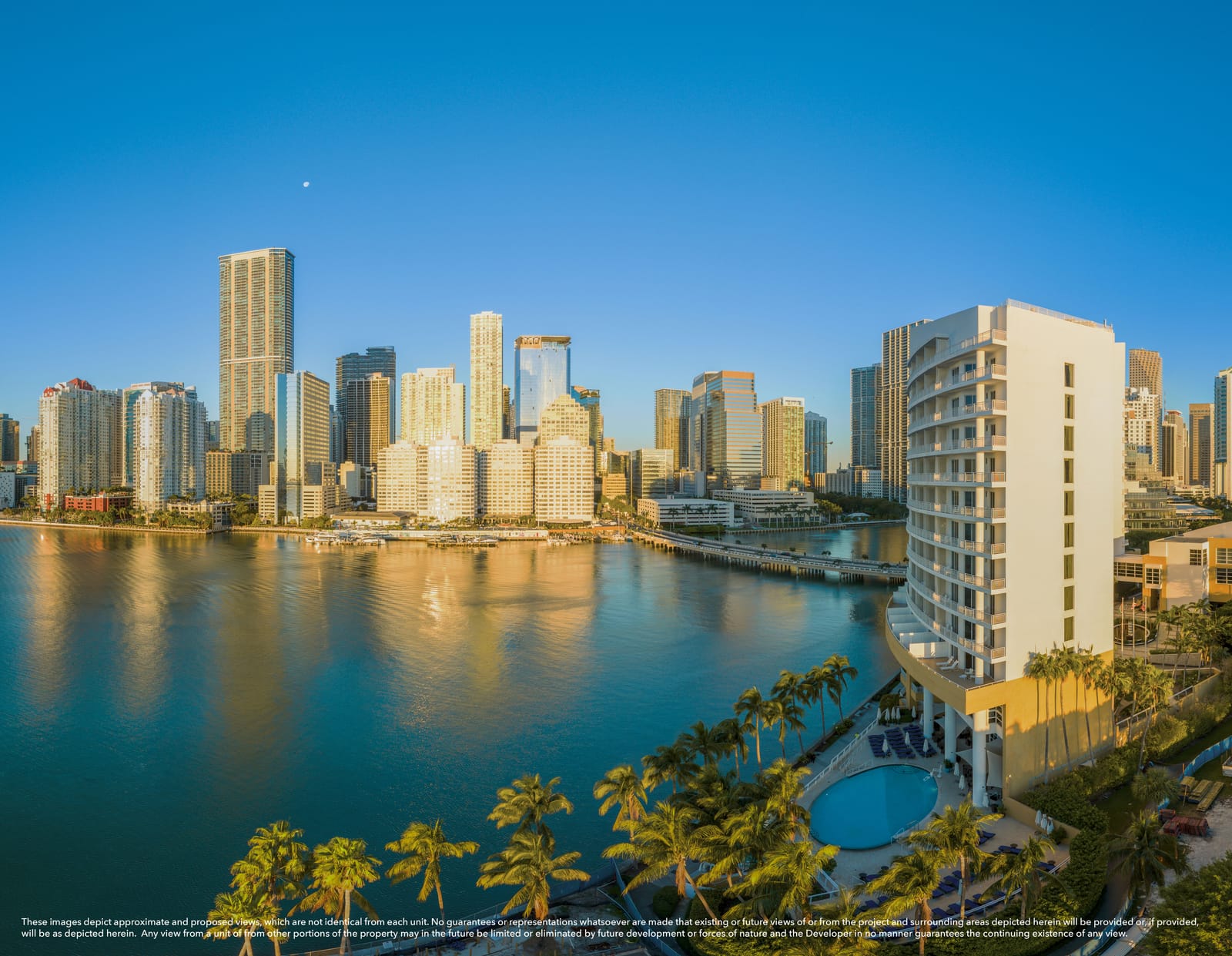Floor 10 sunrise view, South Tower residence