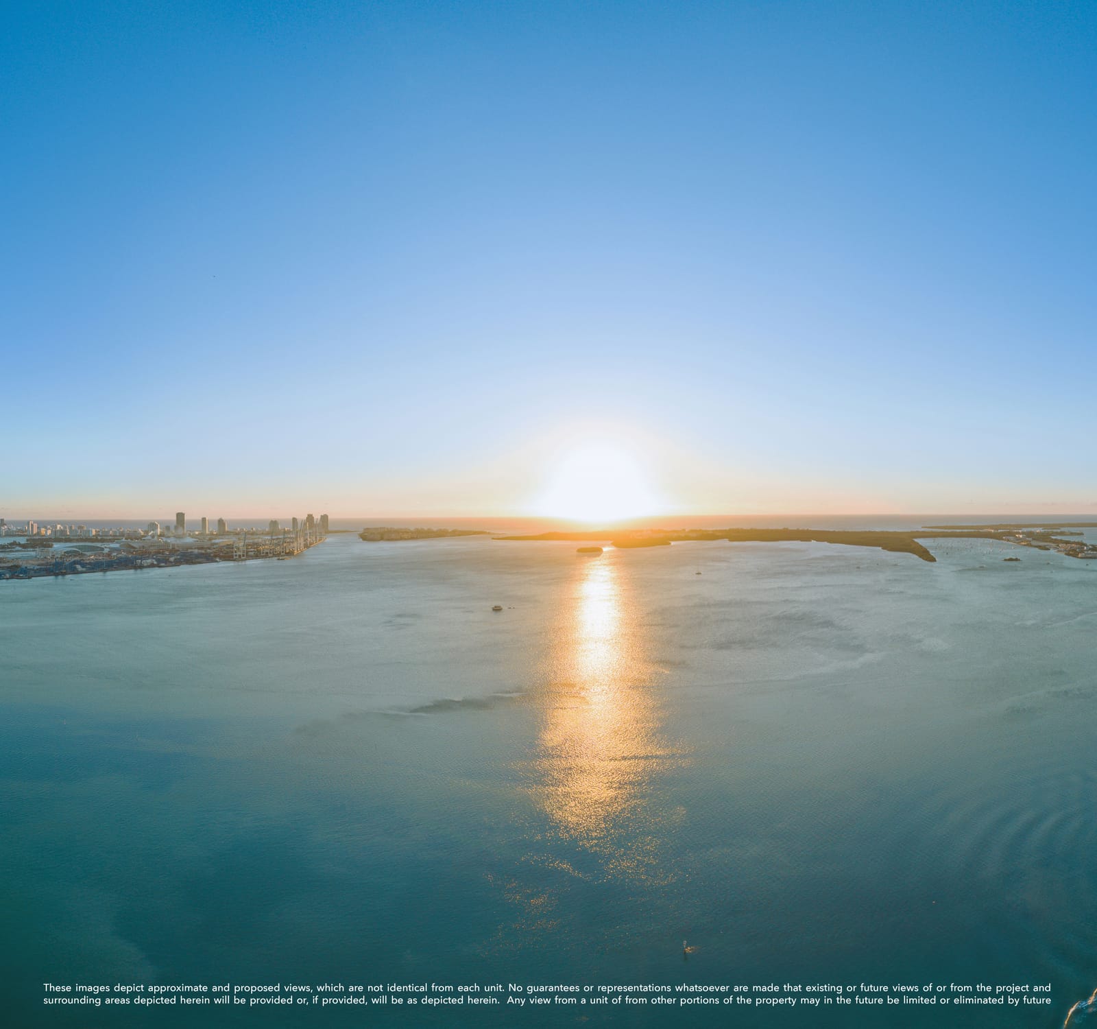 Floor 40 sunrise view, South Tower residence