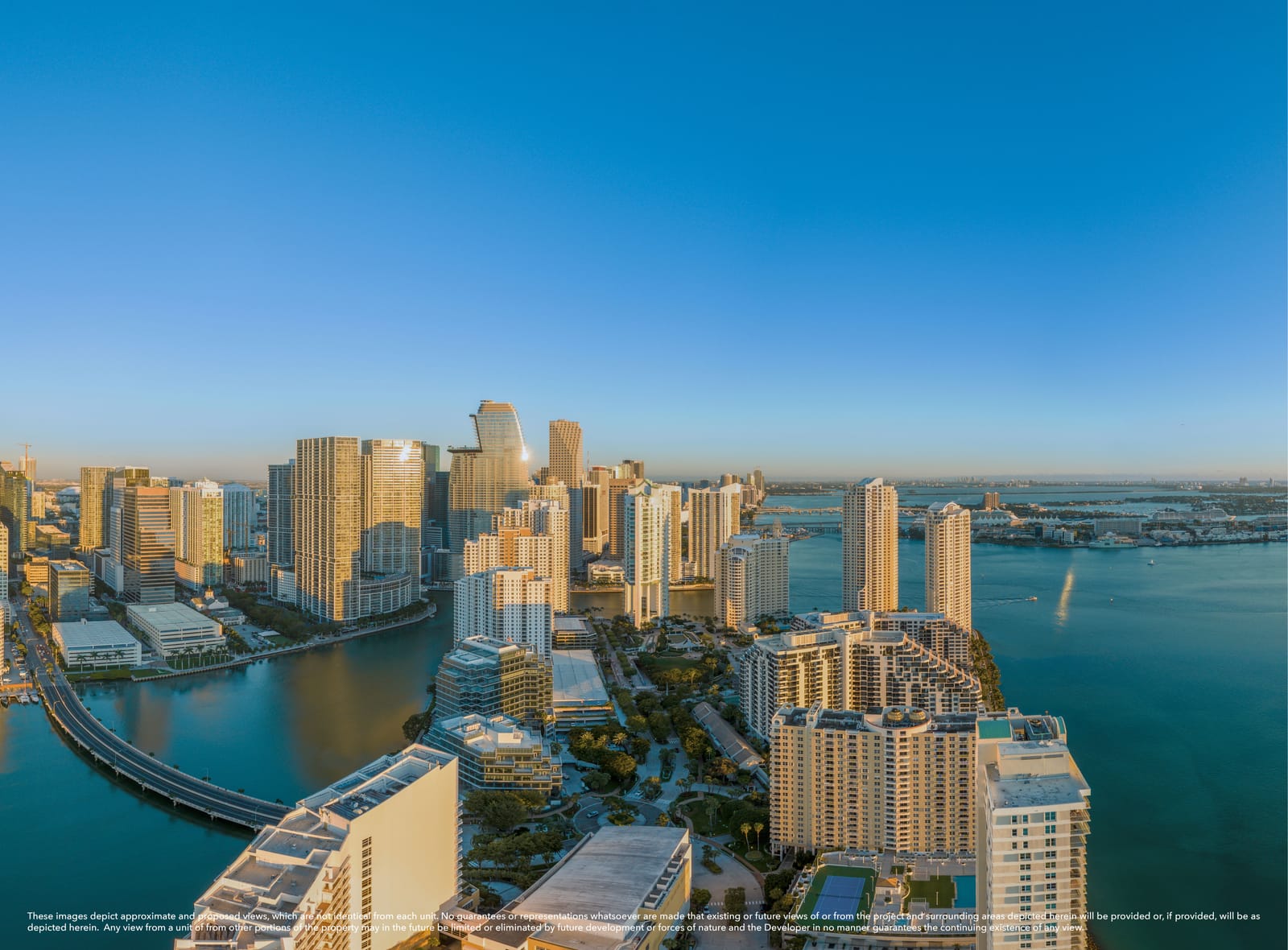 Floor 40 sunrise view, South Tower residence